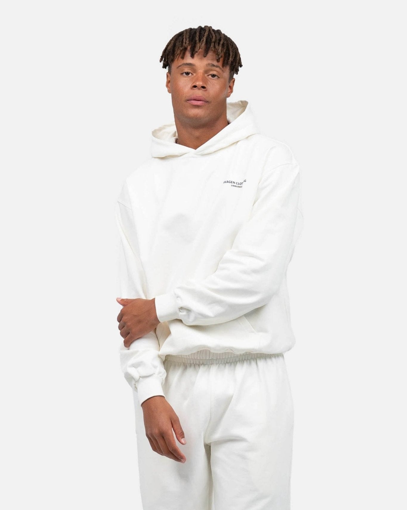 UNMARKED Hoodie White | Skagen - clothing.dk